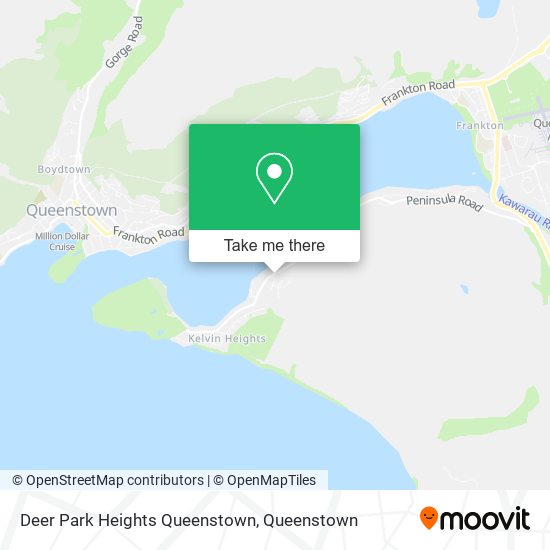 Deer Park Heights Queenstown map