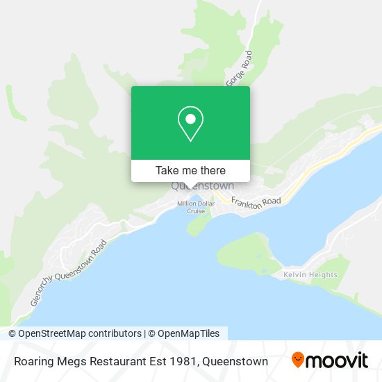 Roaring Megs Restaurant Est 1981 map