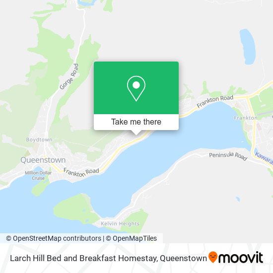 Larch Hill Bed and Breakfast Homestay map