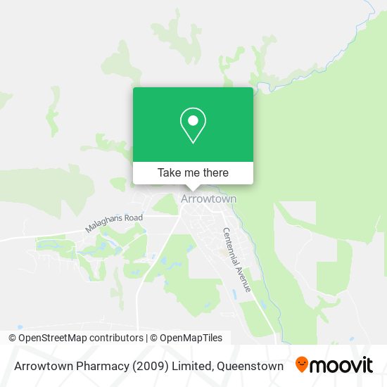 Arrowtown Pharmacy (2009) Limited map