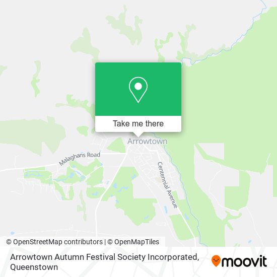 Arrowtown Autumn Festival Society Incorporated map