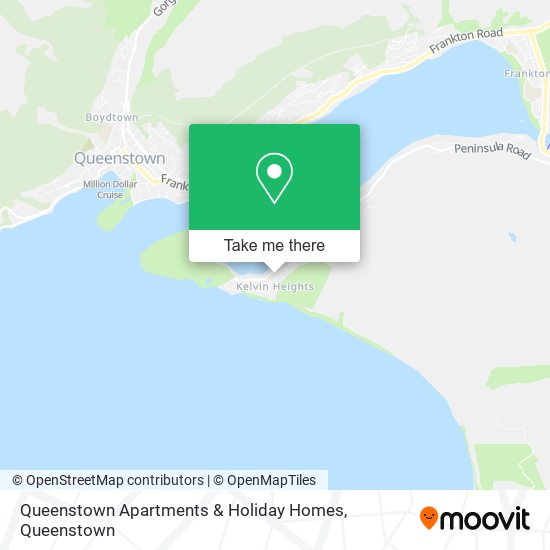 Queenstown Apartments & Holiday Homes map