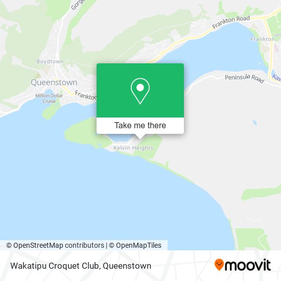 Wakatipu Croquet Club map