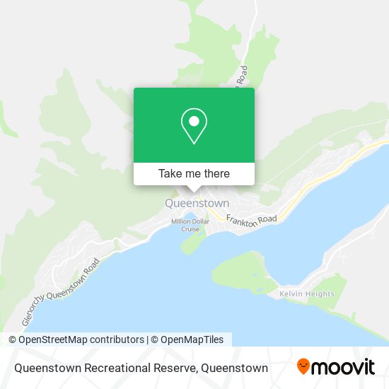 Queenstown Recreational Reserve map