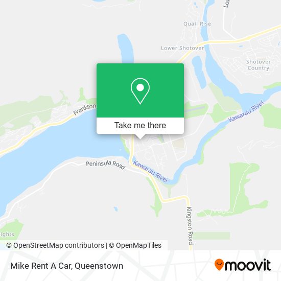 Mike Rent A Car map