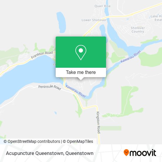 Acupuncture Queenstown map