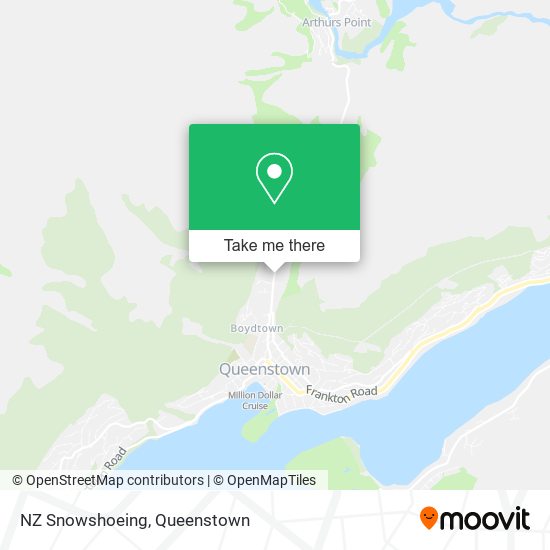 NZ Snowshoeing map