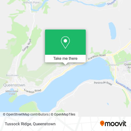 Tussock Ridge map