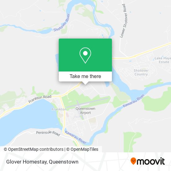 Glover Homestay map