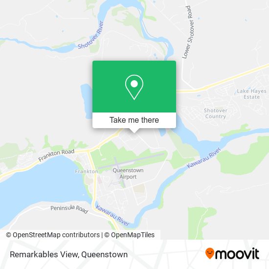 Remarkables View map