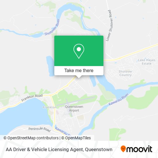 AA Driver & Vehicle Licensing Agent map