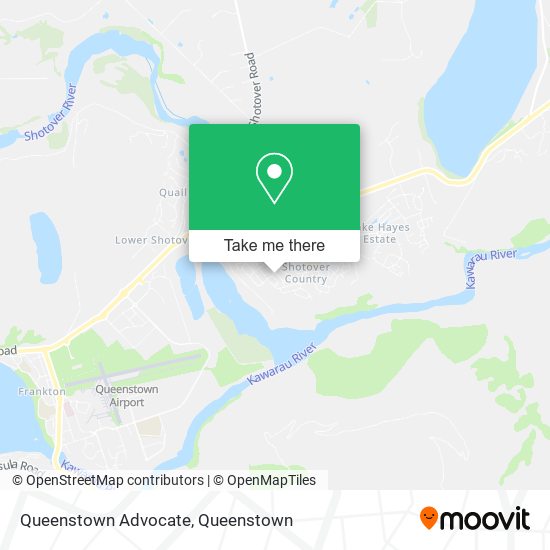 Queenstown Advocate map
