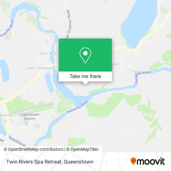 Twin Rivers Spa Retreat map