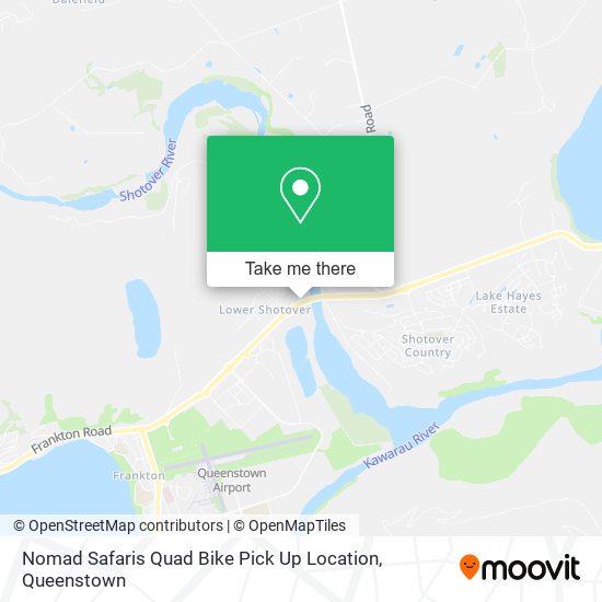 Nomad Safaris Quad Bike Pick Up Location map