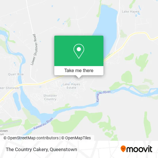 The Country Cakery map
