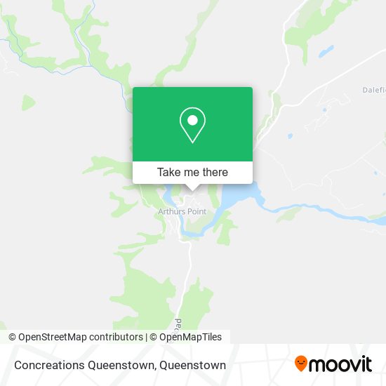 Concreations Queenstown map