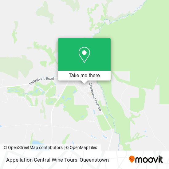 Appellation Central Wine Tours map