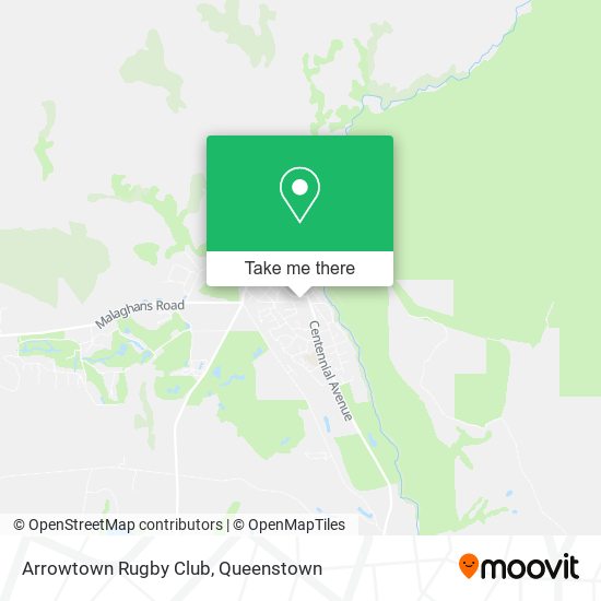 Arrowtown Rugby Club map