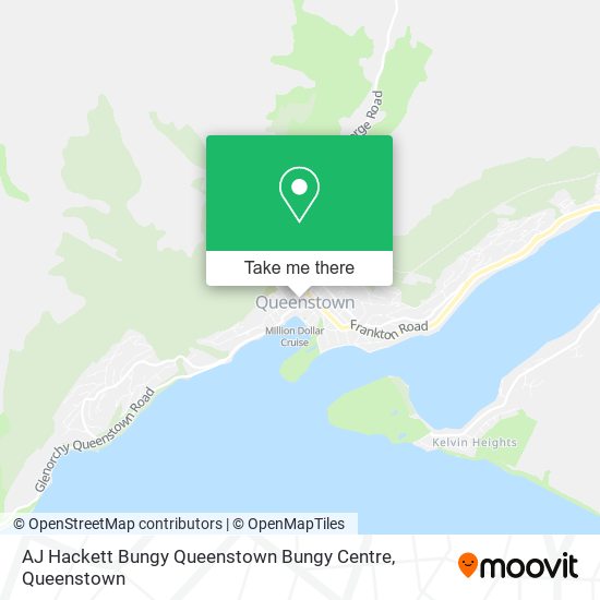 AJ Hackett Bungy Queenstown Bungy Centre map