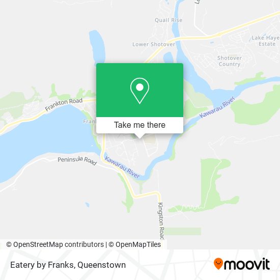 Eatery by Franks map