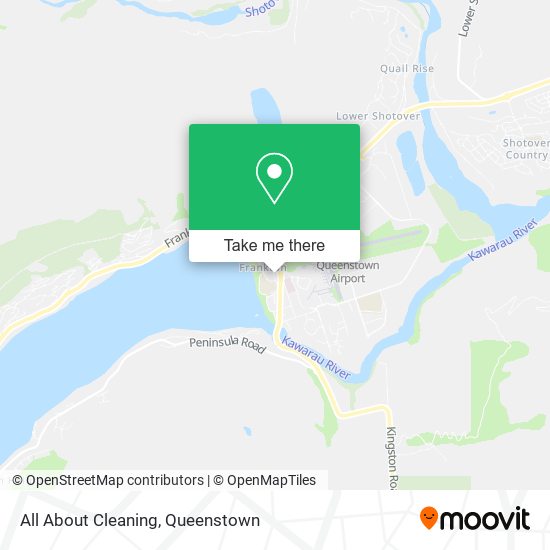 All About Cleaning map