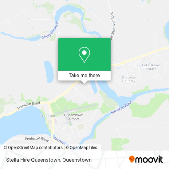 Stella Hire Queenstown map