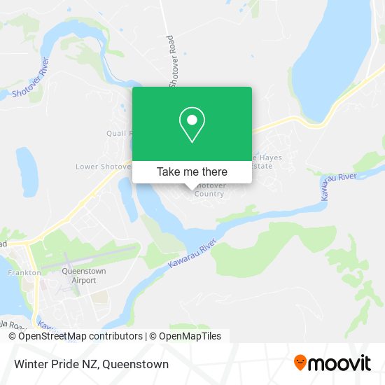 Winter Pride NZ map