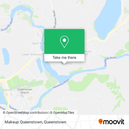 Makeup Queenstown map