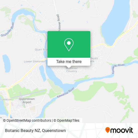 Botanic Beauty NZ map