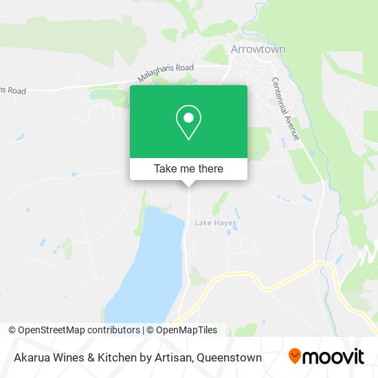 Akarua Wines & Kitchen by Artisan map