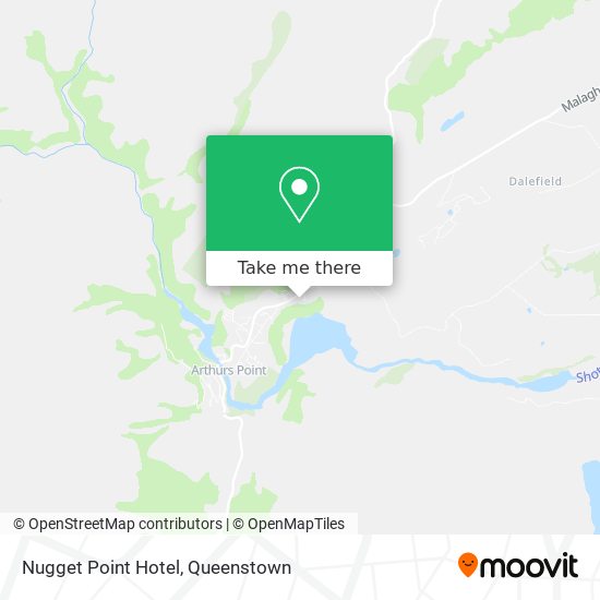 Nugget Point Hotel map