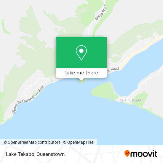 Lake Tekapo map