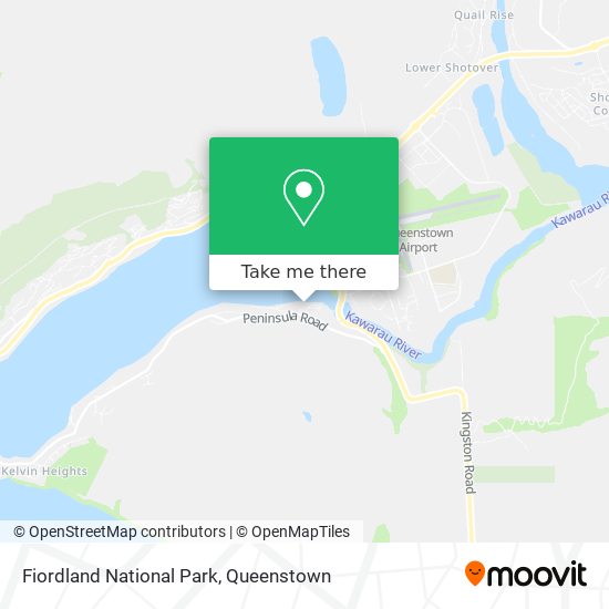 Fiordland National Park地图