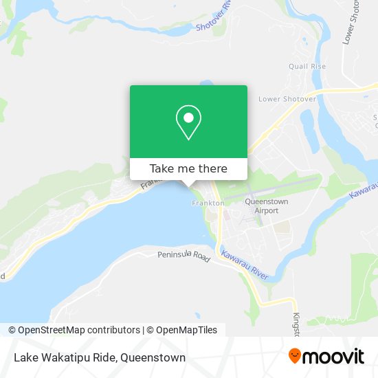 Lake Wakatipu Ride map
