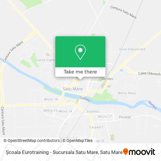 Școala Eurotraining - Sucursala Satu Mare map