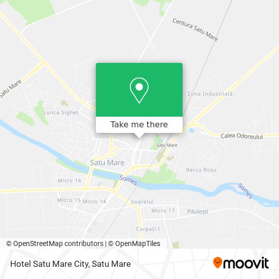 Hotel Satu Mare City map