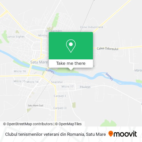 Clubul tenismenilor veterani din Romania map