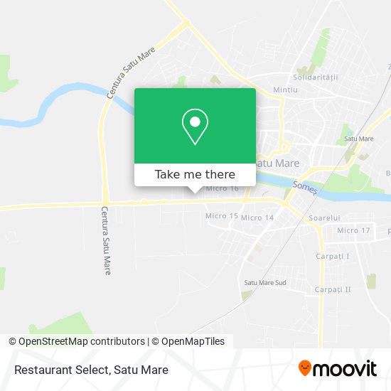 Restaurant Select map