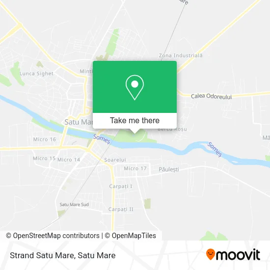 Strand Satu Mare map