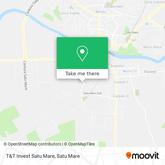 T&T Invest Satu Mare map