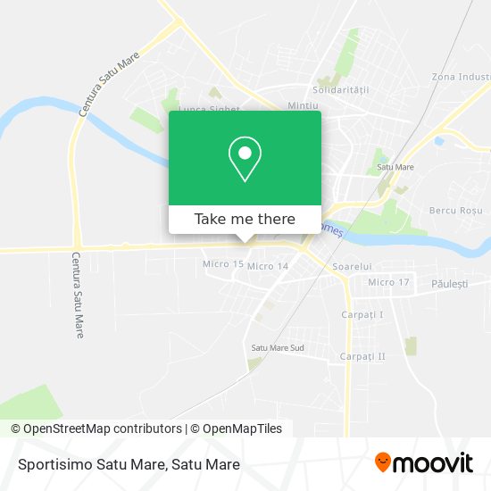 Sportisimo Satu Mare map