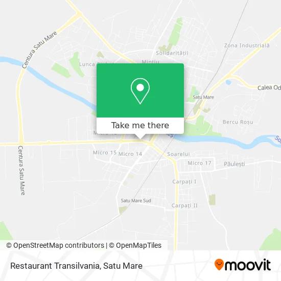 Restaurant Transilvania map