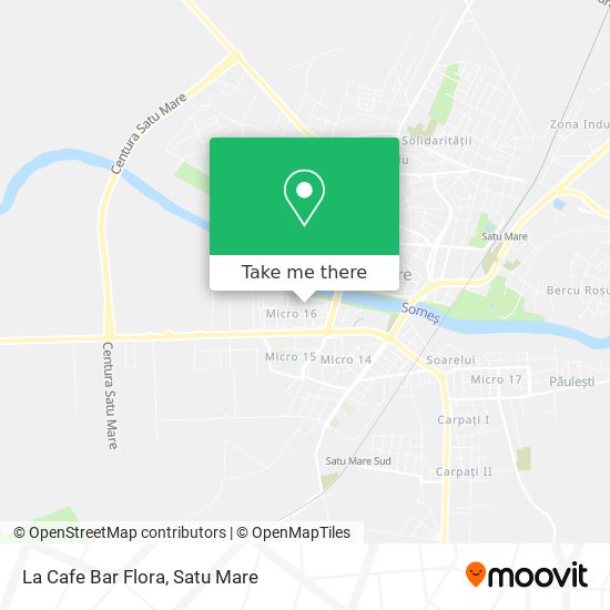 La Cafe Bar Flora map