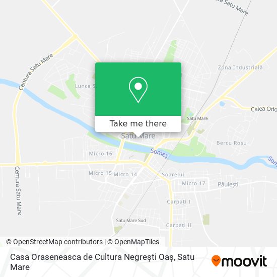 Casa Oraseneasca de Cultura Negrești Oaș map