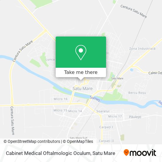 Cabinet Medical Oftalmologic Oculum map