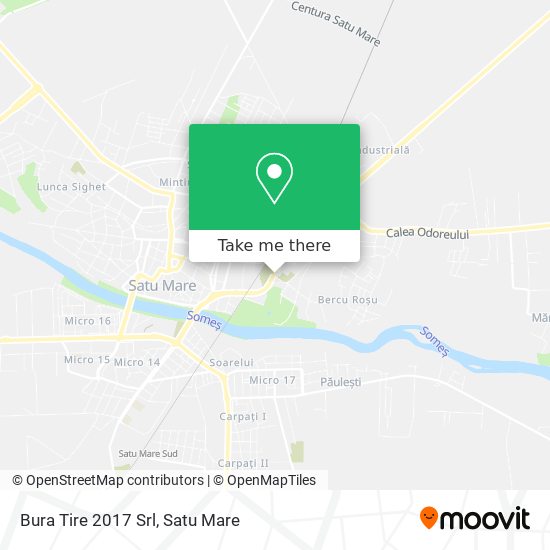 Bura Tire 2017 Srl map