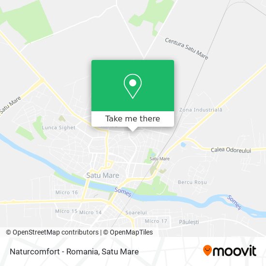 Naturcomfort - Romania map