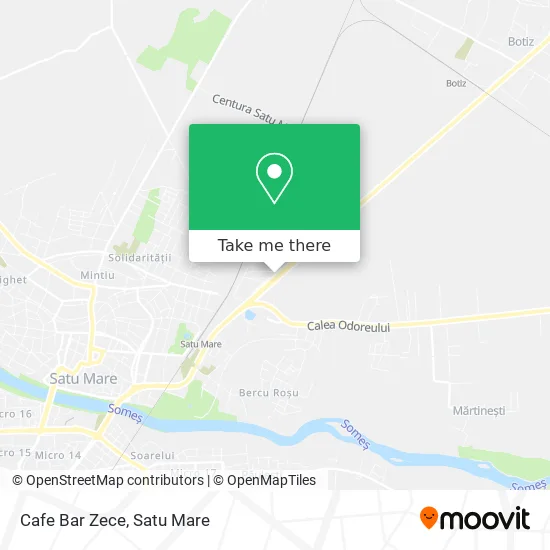 Cafe Bar Zece map