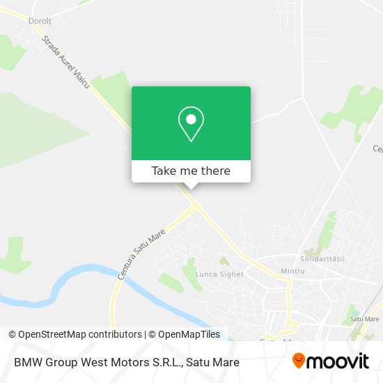 BMW Group West Motors S.R.L. map