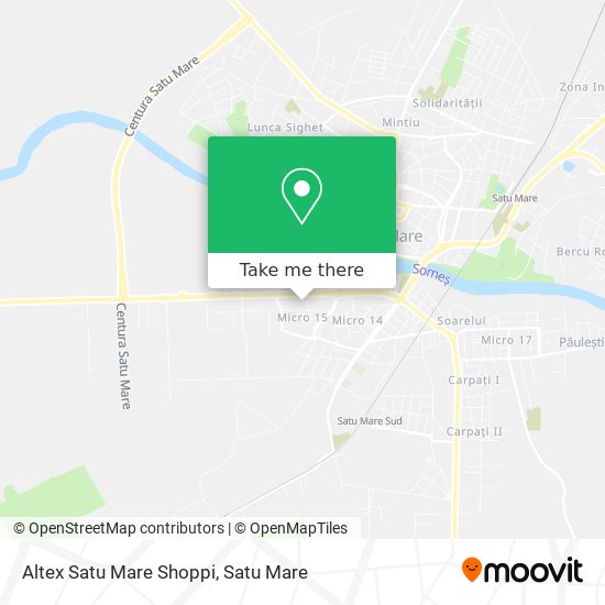 Altex Satu Mare Shoppi map